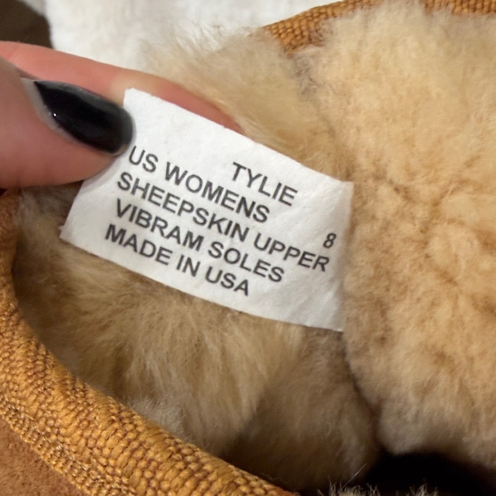 Tylie Malibu Brown and Tan Winter Boots - Picture 6 of 6